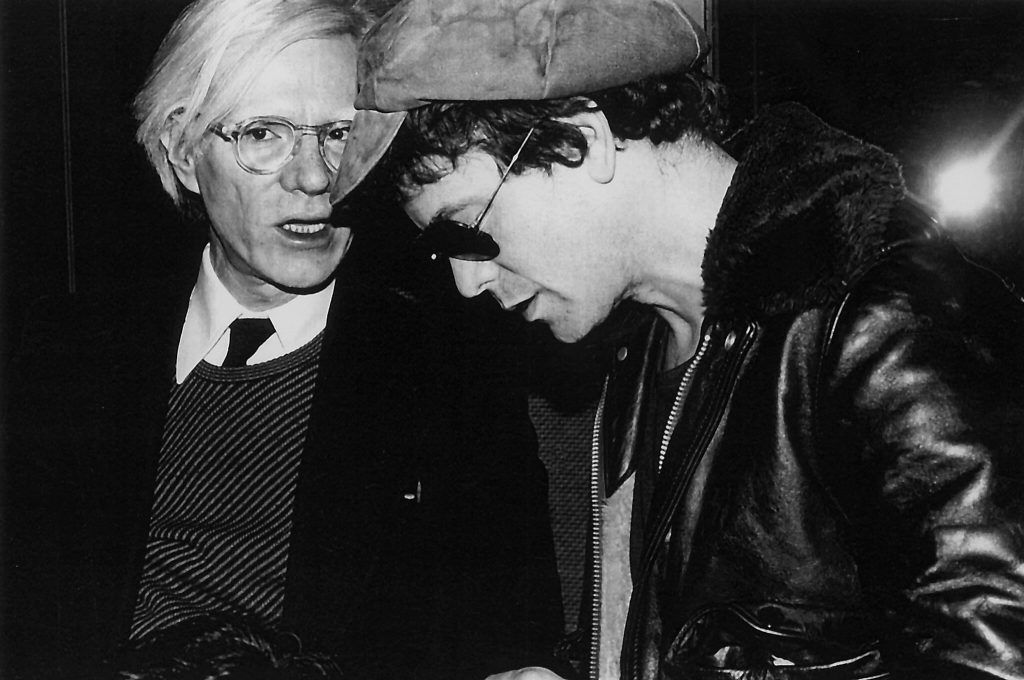 Lou Reed y Andy Warhol 1