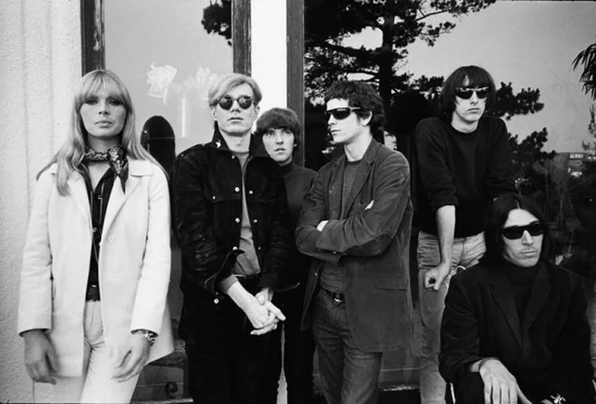 Lou Reed y Andy Warhol 2